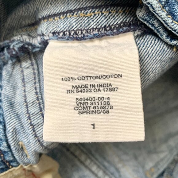 Vintage Y2K Gap Denim Jean Mini Skirt Coastal Grandma Cowgirl Preppy Timeless - Picture 9 of 9